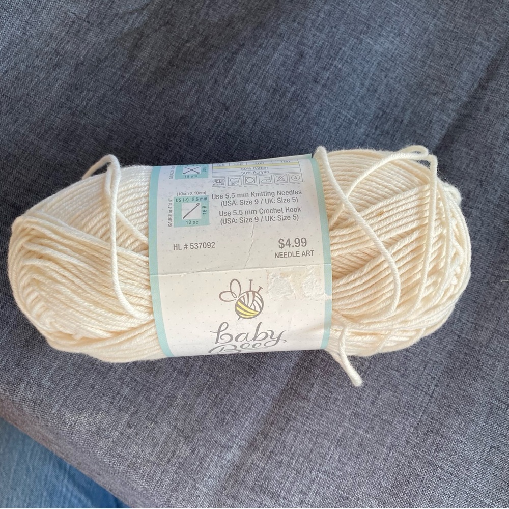 Baby Bee Hushabye Solid Naked Yarn